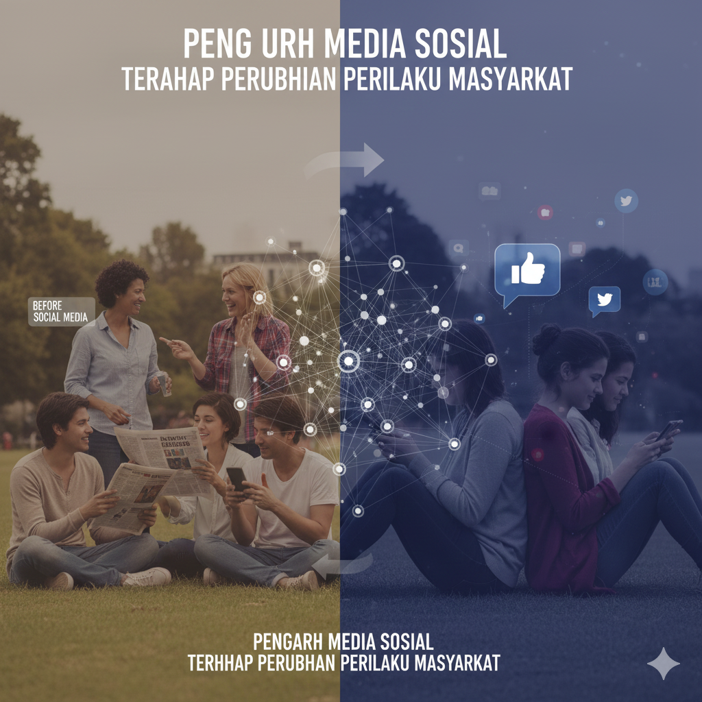 PENGARUH MEDIA SOSIAL TERHADAP PERUBAHAN PERILAKU MASYARAKAT