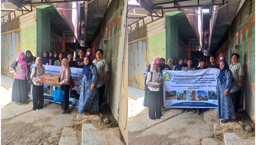 PULIHKAN SEMANGAT BELAJAR ANAK PASCABANJIR, UMN AL-WASHLIYAH GELAR PENGABDIAN NASIONAL DI ACEH TAMIANG